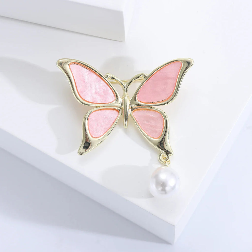 Crystal Butterfly Brooch