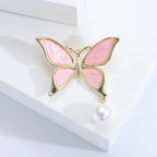 Crystal Butterfly Brooch