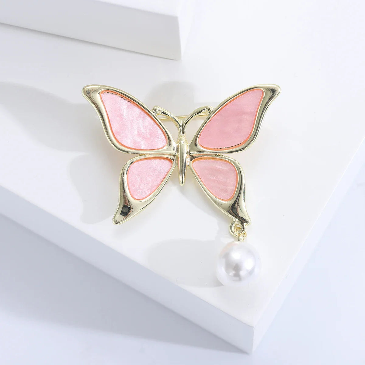Crystal Butterfly Brooch
