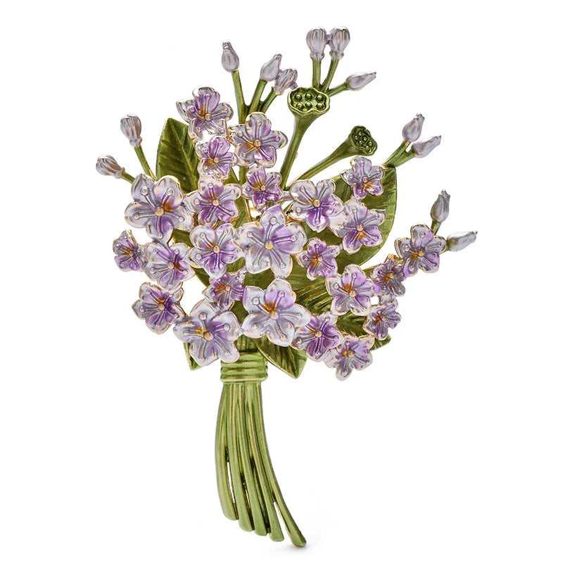 Flower Brooch Set