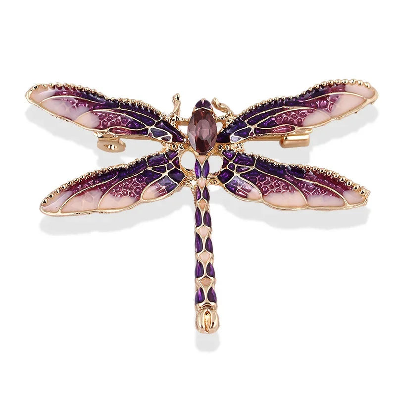 Imperial Enamel Dragonfly Brooch