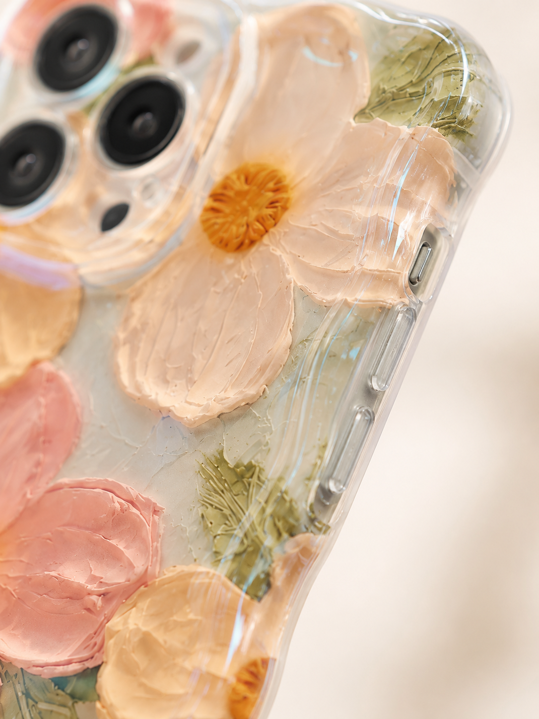 Retro Oil Painting Floral iPhone Case – product image 2