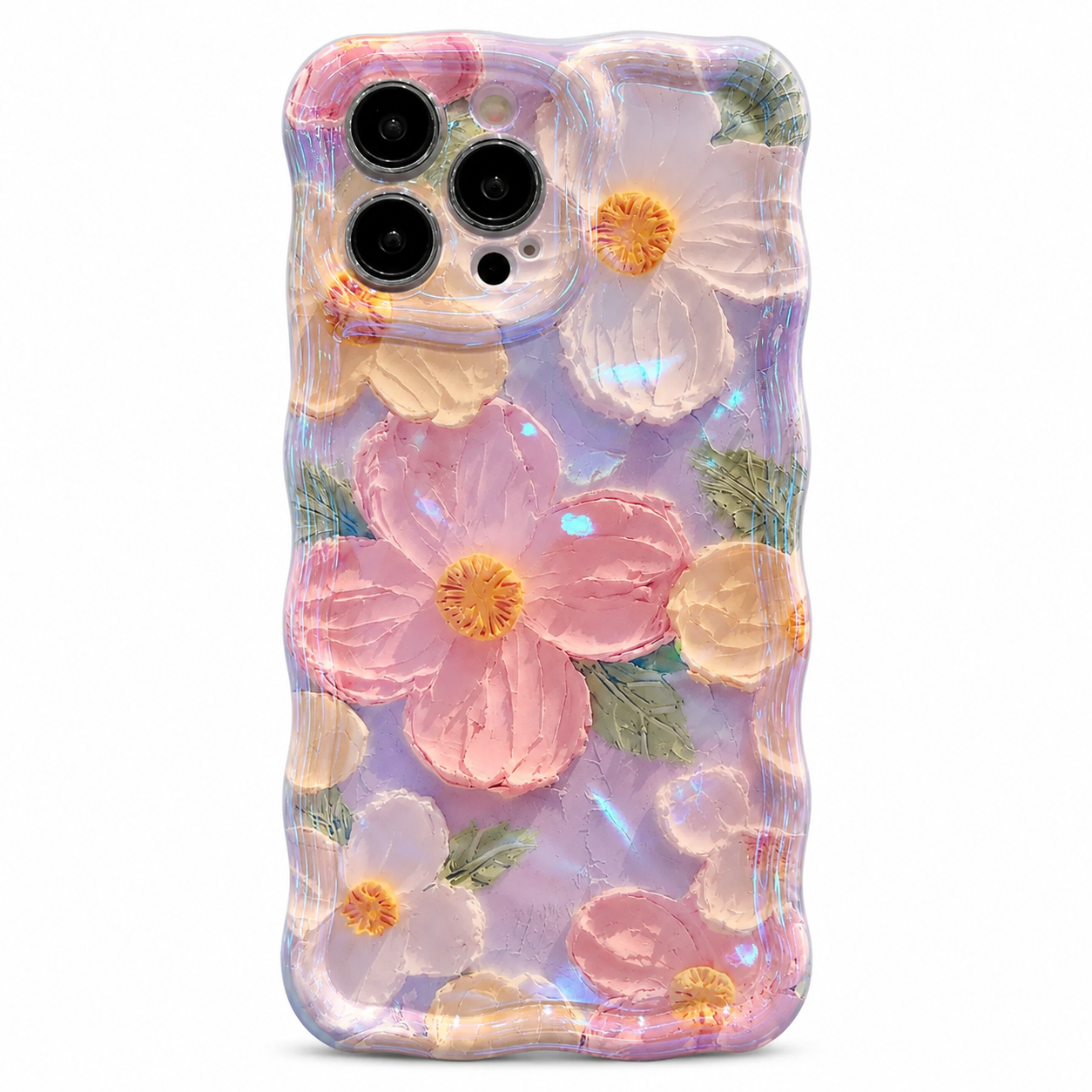 Retro Oil Painting Floral iPhone Case – product image 7