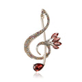 Treble Clef Brooch