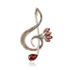Treble Clef Brooch