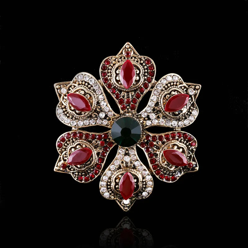 Vintage Geometric Brooch