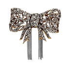 Vintage Tassel Bow Brooch