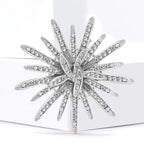 Royale Crystal Sun Brooch