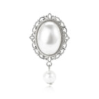 Vintage Faux Pearl Statement Brooch