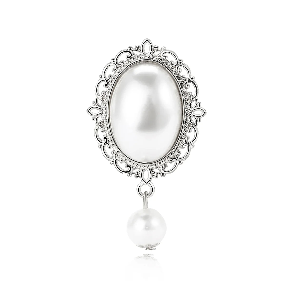Vintage Faux Pearl Statement Brooch
