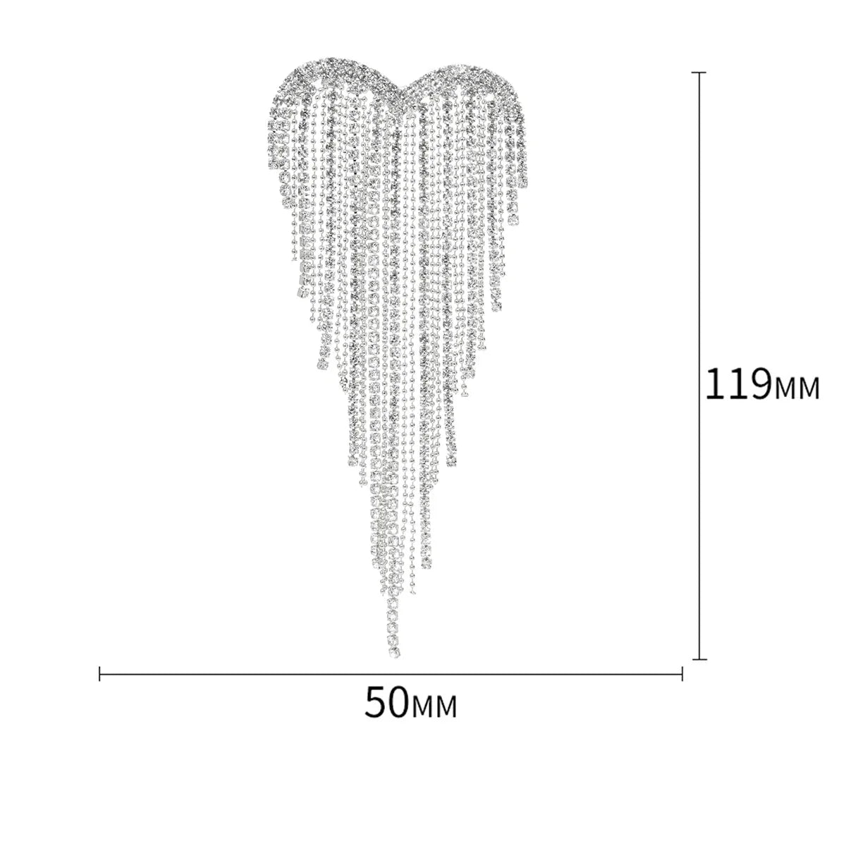 Tassel Heart Brooch
