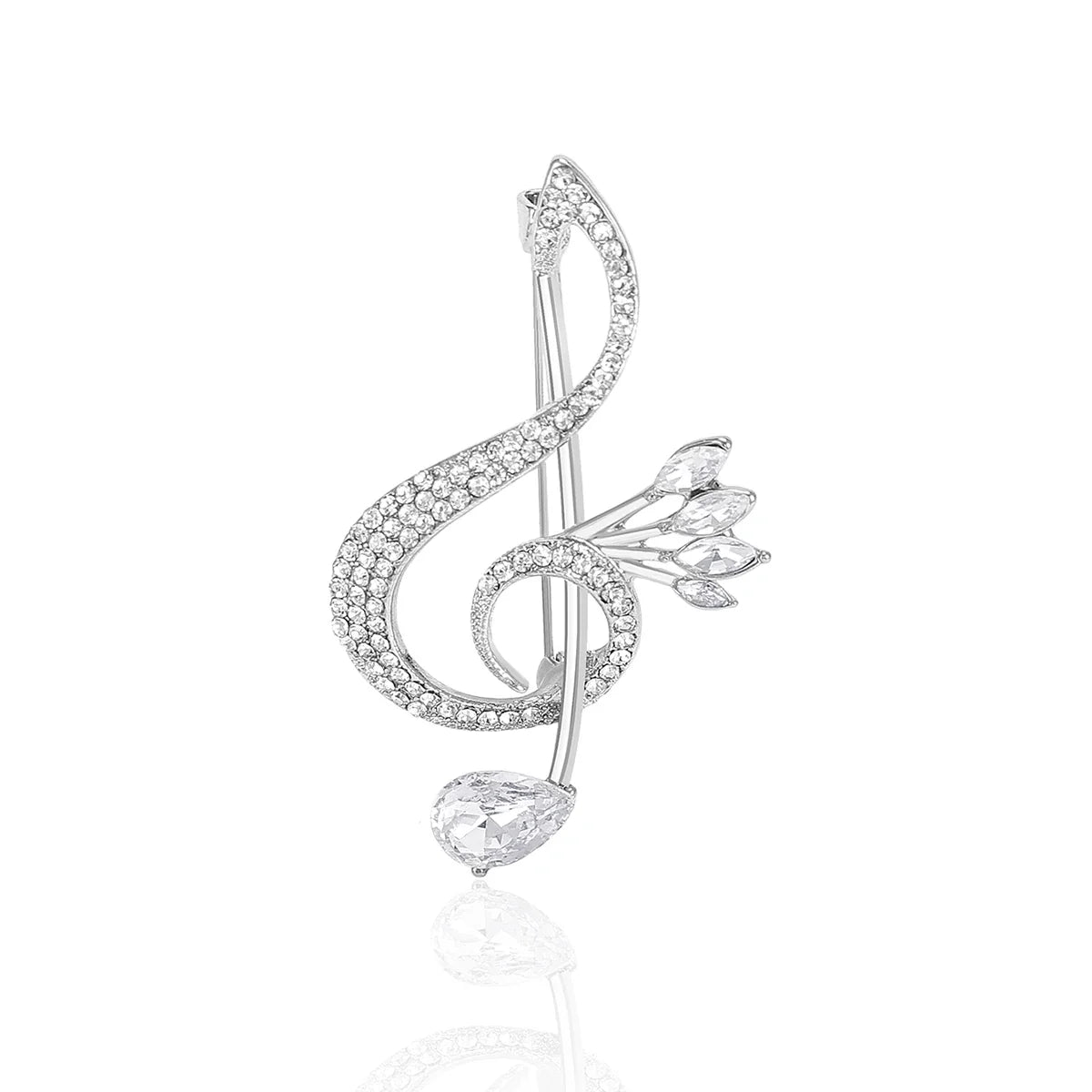 Treble Clef Brooch