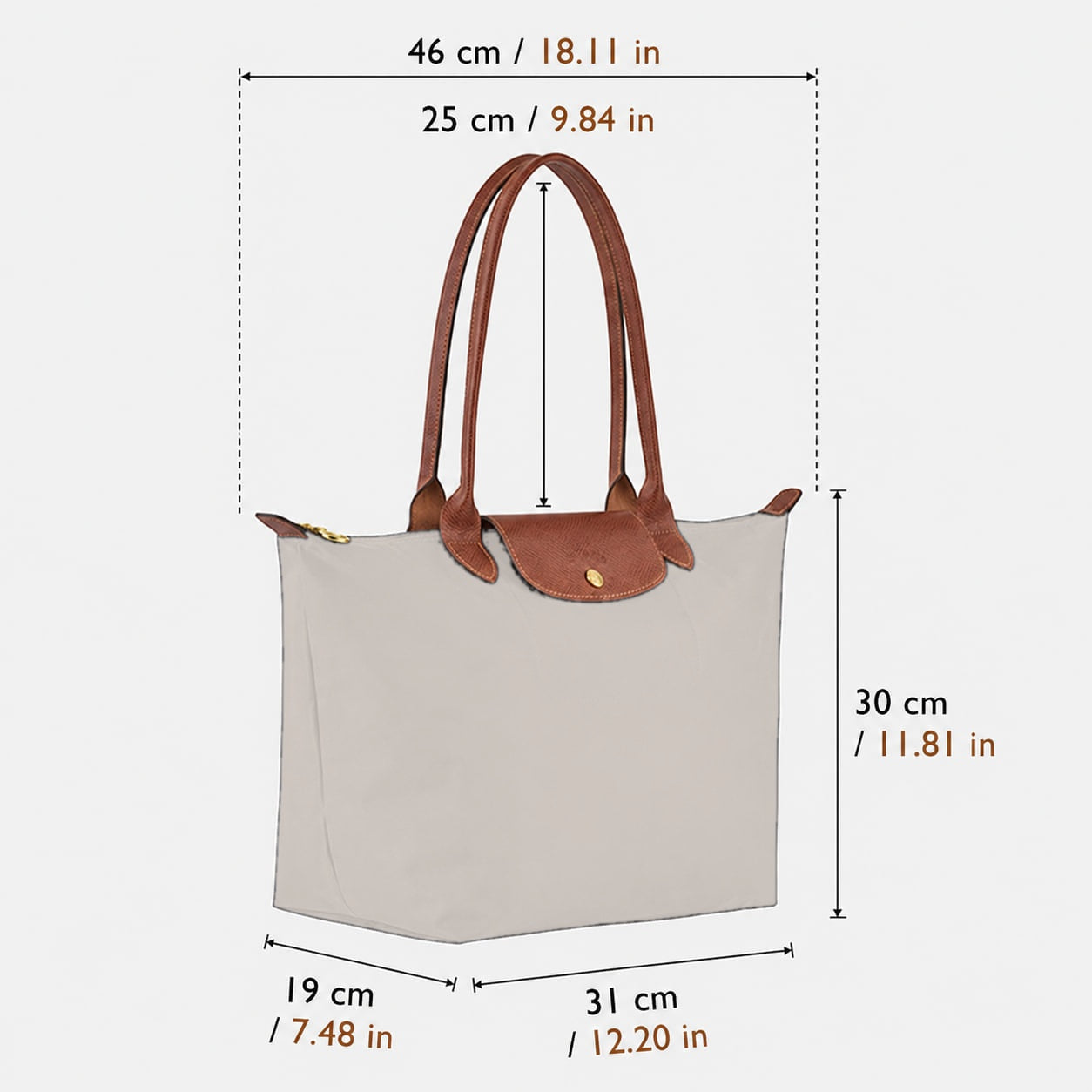 Élodie Paper White Large Everyday Tote Bag