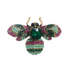 Luxury Vintage Crystal Bee Brooch – view 4