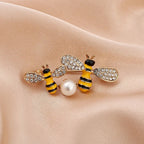 Luxury Vintage Crystal Bee Brooch – view 10