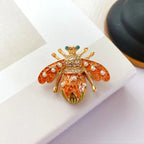 Luxury Vintage Crystal Bee Brooch – view 18