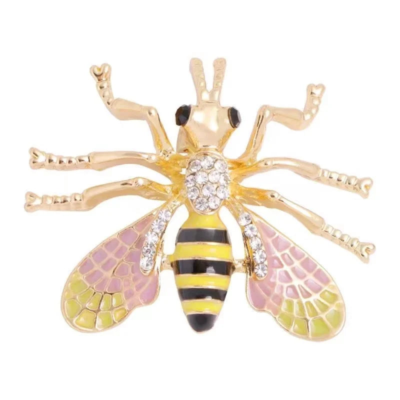 Luxury Vintage Crystal Bee Brooch – view 19