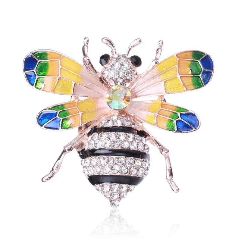 Luxury Vintage Crystal Bee Brooch – view 20