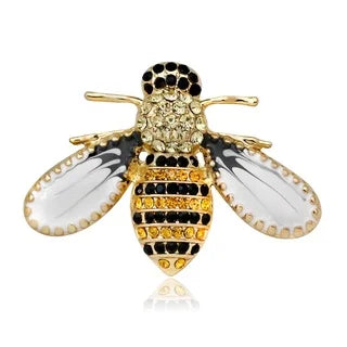 Luxury Vintage Crystal Bee Brooch – view 21
