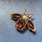 Luxury Vintage Crystal Bee Brooch – view 23