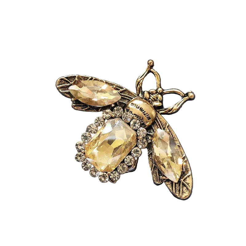 Luxury Vintage Crystal Bee Brooch – view 24
