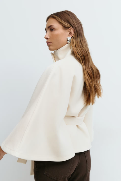 Cape-style Jacket and Belt