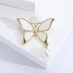 Crystal Butterfly Brooch