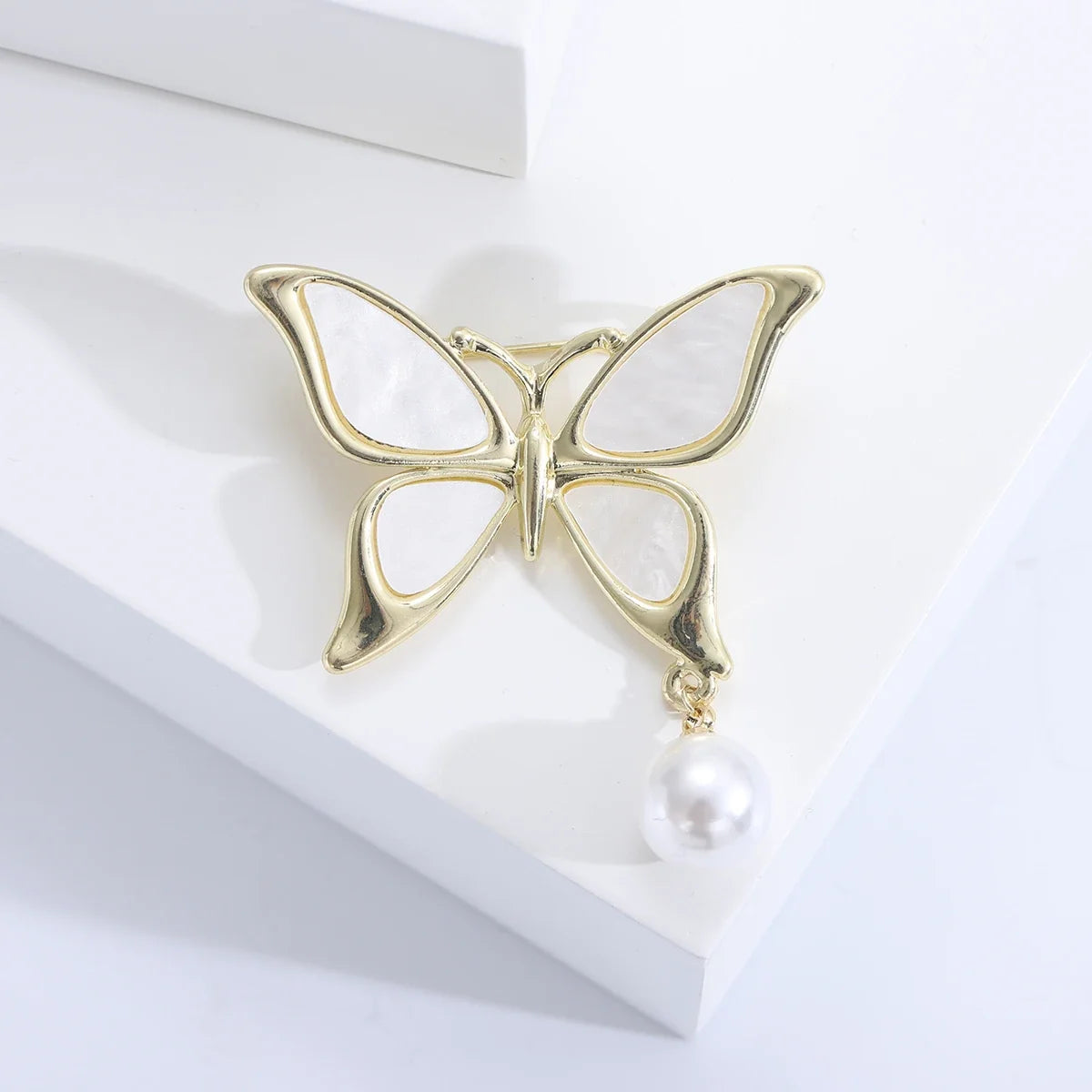 Crystal Butterfly Brooch