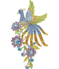 Vintage Crystal Phoenix Brooch