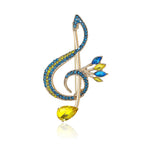 Treble Clef Brooch