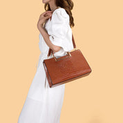 Ledertasche und Geldbörsen-Set