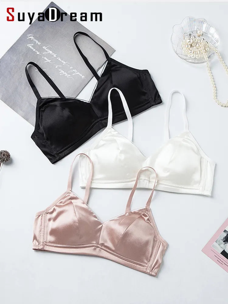 Soutien-gorge en soie pour femme