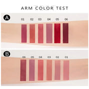 Langanhaltender flüssiger Lippenstift – Set mit 6 Handaiyan-Lippenstiften und Boxverpackung
