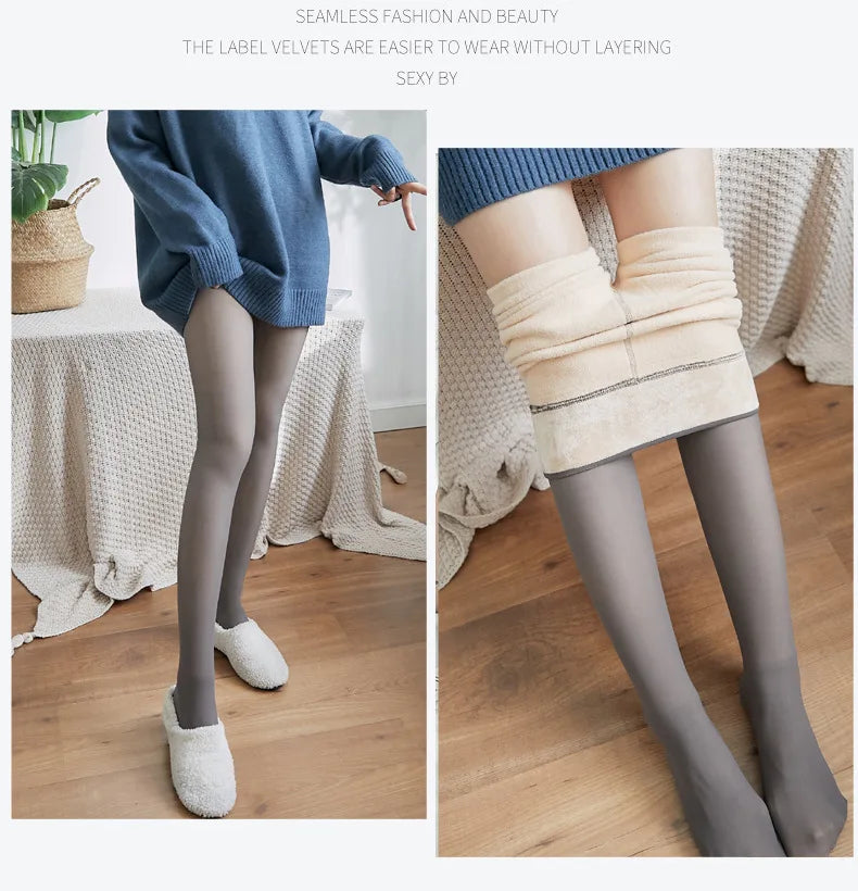 Fleece-lined Tights